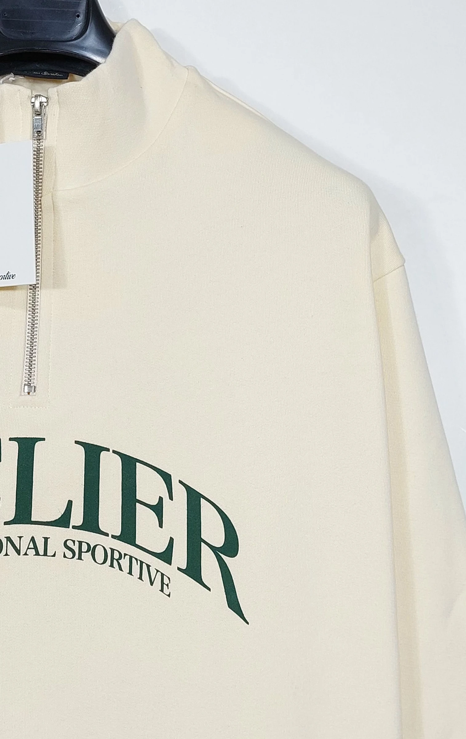 Goodies Sportive atelier moletom com zíper 1/4 - manteiga G – photo 6